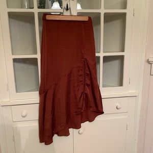 Silky free people skirt